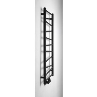 ANNALISA vykurovacie teleso 500x1095mm, stredové pripojenie, čierna mat