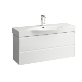 Kúpeľňová skrinka pod umývadlo Laufen Lani 120cm biela mat H4042221122601