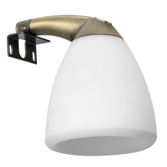 CANDELA nástenné LED svietidlo, 4 W, 83x108x114mm, IP44, bronz