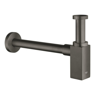 Sifon k umyvadlu Grohe kartáčovaný hard graphite 40564AL0