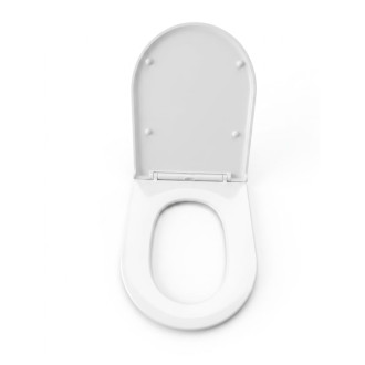 WC doštička softclose SAT Ergo duroplast biela SATPSWCP