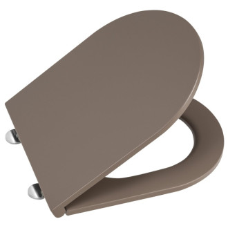 INFINITY WC sedátko, SLIM, Soft Close, Easy Take, taupe
