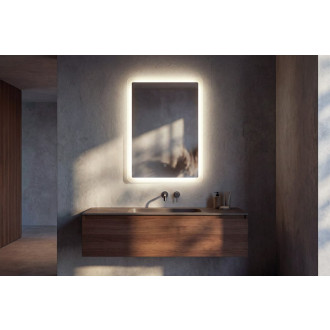 FAGO zrkadlo s LED osvetlením 50x70cm, dotykový senzor, stmievateľné