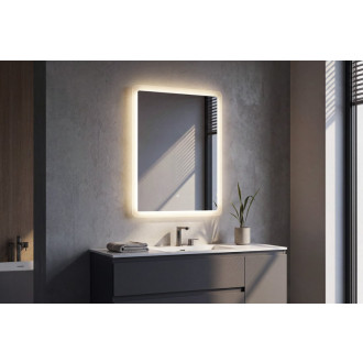 FAGO zrkadlo s LED osvetlením 50x70cm, dotykový senzor, stmievateľné