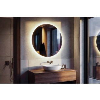 URSA okrúhle zrkadlo s LED osvetlením ø 70cm, dotykový senzor, stmievateľné