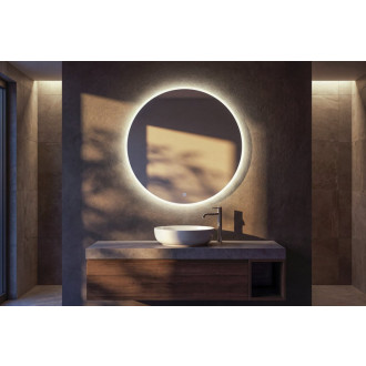 URSA okrúhle zrkadlo s LED osvetlením ø 70cm, dotykový senzor, stmievateľné