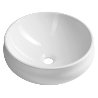 GORDO keramické umývadlo na dosku okrúhle, priemer 40cm, biela