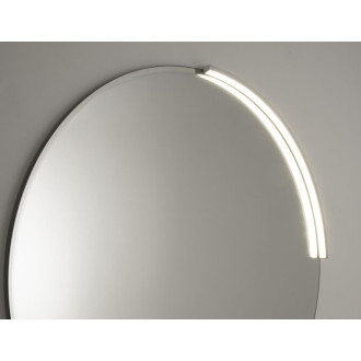 MOON LED svietidlo 6,5 W, 230V, 431x12x22mm, R300mm, chróm