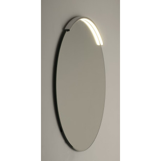 MOON LED svietidlo 7,5 W, 230V, 502x12x22mm, R350mm, chróm