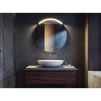 MOON LED svietidlo 7,5 W, 230V, 502x12x22mm, R350mm, chróm