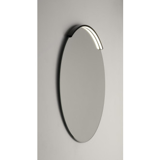 MOON LED svietidlo 7,5 W, 230V, 502x12x22mm, R350mm, čierna mat