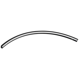 MOON LED svietidlo 8,8 W, 230V, 573x12x22mm, R400mm, čierna mat