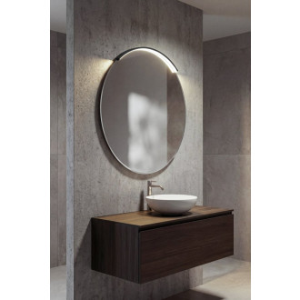 MOON LED svietidlo 8,8 W, 230V, 573x12x22mm, R400mm, čierna mat
