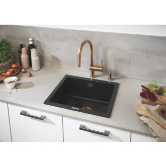 Dávkovač mýdla Grohe Brushed Warm Sunset 40535DL0