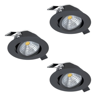 LED Bodové osvětlení Eglo SALICETO černá 900747