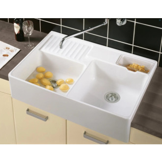 Dřez Villeroy & Boch Double-bowl bílá Alpská 632391R1