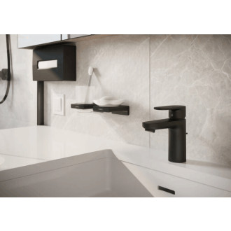 Mýdlenka Hansgrohe AddStoris s držákem matná černá 41746670