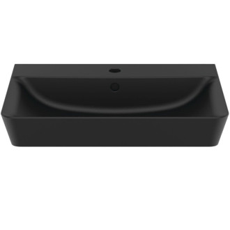 Umyvadlo Ideal Standard Connect Air 60x46 cm černá otvor pro baterii uprostřed E0298V3