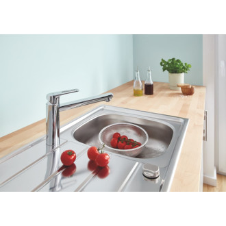 Dřezová baterie Grohe BauLoop s otočným ramínkem chrom 31706000