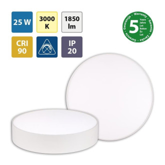 LED svítidlo Mold R25, 25W, 3000K, bíláML416055330
