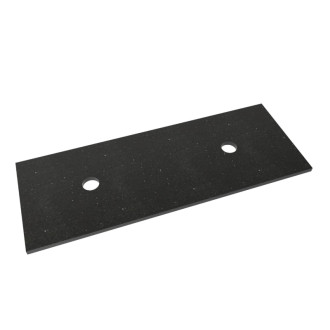 Doska technistone 120x46cm, čierna KDESKATK120