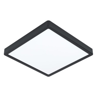 Nástěnné světlo Eglo Fueva 28,5x3 cm plast černá 99271