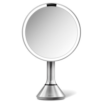 Kosmetické zrcátko Simplehuman Dual Touch kartáčovaná nerez ocel SHST3052