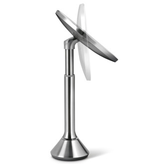 Kosmetické zrcátko Simplehuman Dual Touch kartáčovaná nerez ocel SHST3052