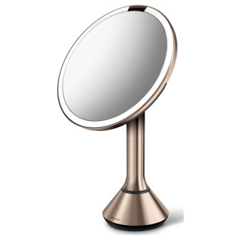 Kosmetické zrcátko Simplehuman Dual Touch rose gold nerez ocel SHST3053