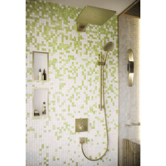 Mýdlenka Hansgrohe AddStoris s držákem kartáčovaný bronz 41746140