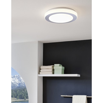 Stropní světlo Eglo Capri průměr 30 cm kov chrom 95282