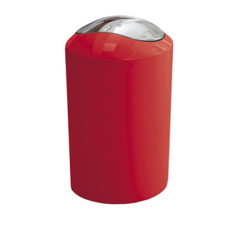 Odpadkový koš volně stojící Kleine Wolke Glossy 5 l červená lesk 5063466858