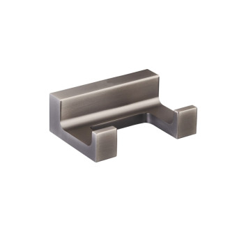 RAV Slezák NIL Kúpeľňový doplnok Vešiačik dvojitý Kúpeľňový doplnok, Metal Grey NLA0102MG