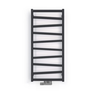 Radiátor kombinovaný House Level ZET 85,8 x50 cm metalická čierna HLZE085050MCSP
