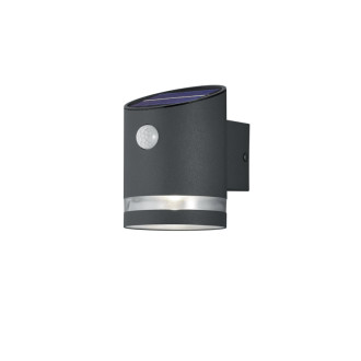 LED Nástěnná lampa Reality Salta antracit R22231142