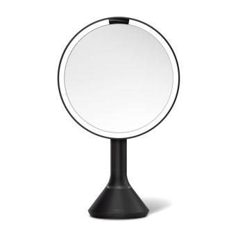 Kosmetické zrcátko Simplehuman Sensor Touch DUAL LED osvětlení černá ocel SHST3064