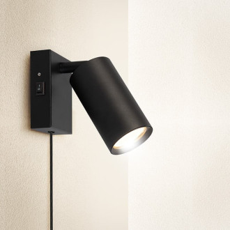 Nástěnná lampa Solight černá WO3002-B
