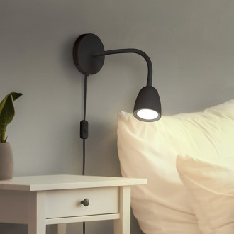 LED nástěnná lampa Solight černá WO54-B