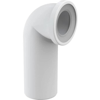 WC dopojenie koleno 90° biele KK90000