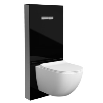 Sanitární modul VitrA Vitrus pro závěsné WC černý 870-5761-01