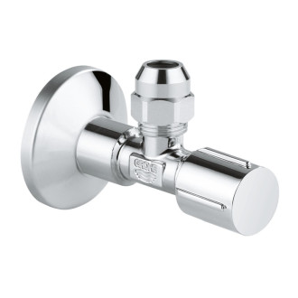 Rohový ventil Grohe 1/2"x3/8" s krytkou chrom 22045000