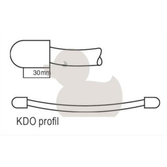 Radiátor kombinovaný Thermal Trend KDO 185x60 cm bílá KDO6001850