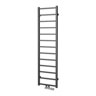Radiátor kombinovaný Isan Fresh 150x40 cm stredové pripojenie čierny zamat DFRE15000400CSMS