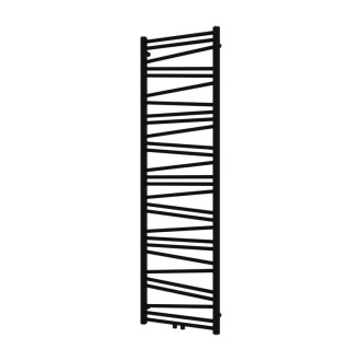 Radiátor kombinovaný SAT Lilon 169,5x50 cm čierna matná SATRALI1695500SBL
