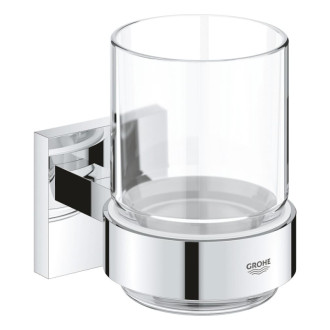 Pohárik Grohe Start Cube Accessoriess držiakom chróm 41097000