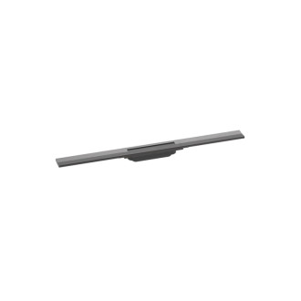 Sprchový žľab Hansgrohe RainDrain Flex 80 cm nerez kartáčovaný čierny chróm 56044340