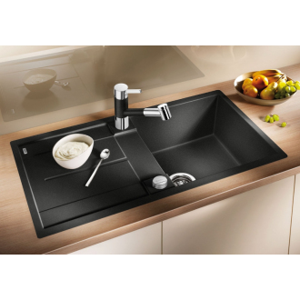 Blanco METRA 5 SF 519099 drez s odkvapom, obojstranný biela drez do roviny