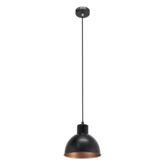 Led osvetlenie Eglo Truro oceľ čierna, meď 49238