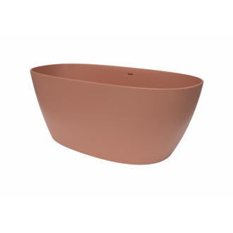 Voľne stojaca vaňa SAT Aula 160x78,7 cm liaty mramor ľavá aj pravá ružová SATAULA1600P