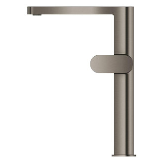 Vysoká umyvadlová baterie Grohe Plus bez výpusti kartáčovaný Hard Graphite 32618AL4
